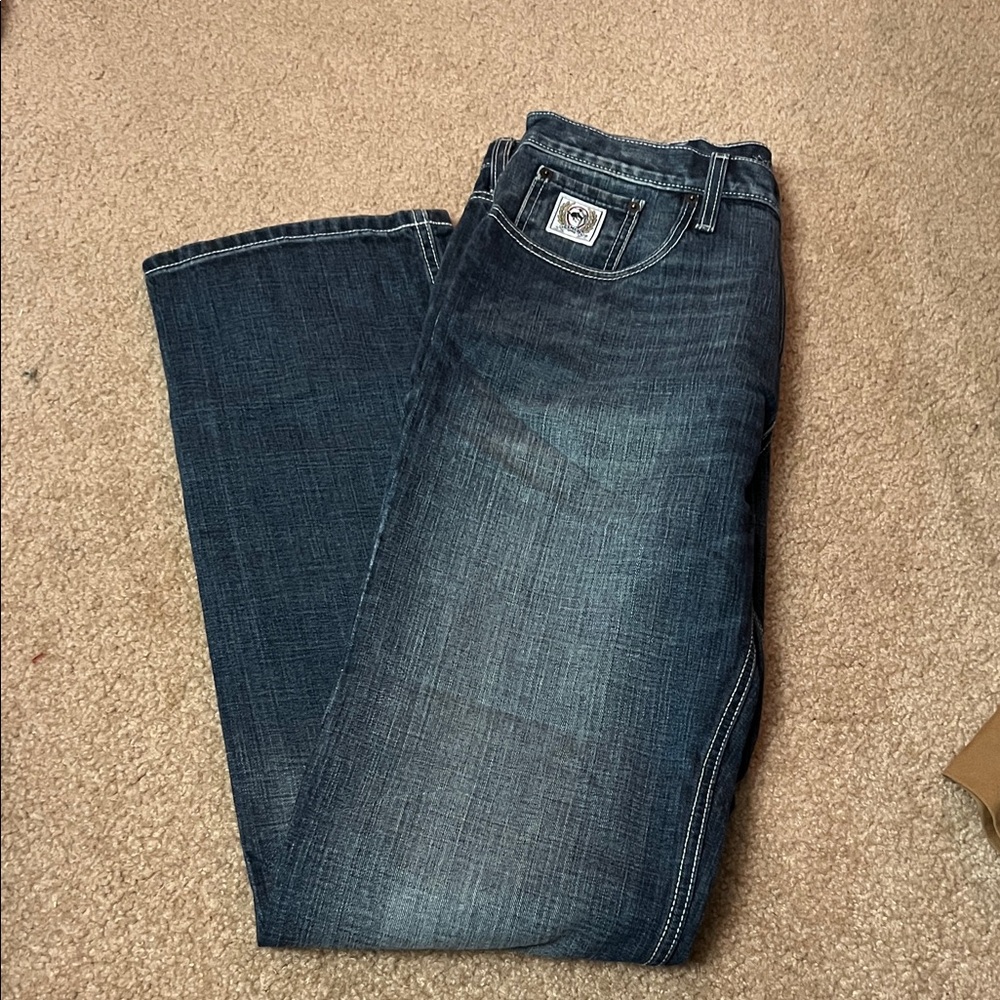 Cinch Dark Blue Bootcut Jeans